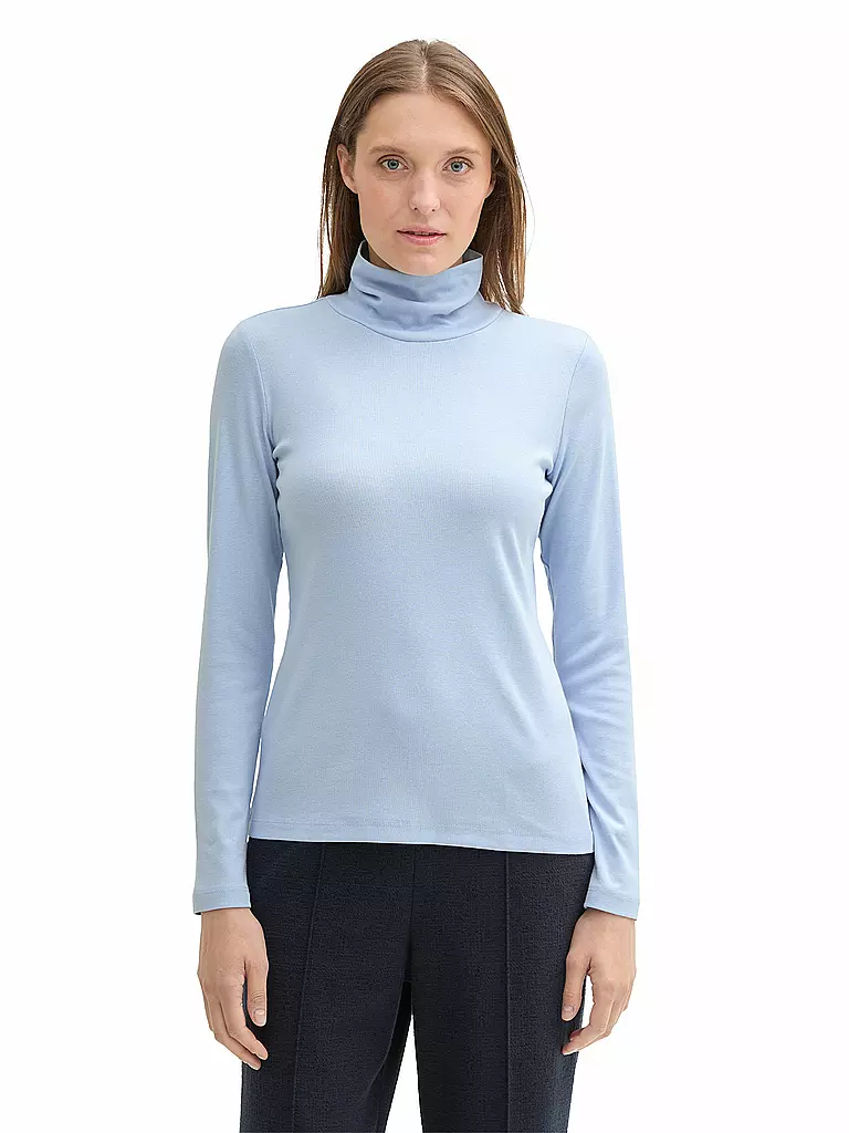 TOM TAILOR | Rollkragenpullover | Blu chiaro