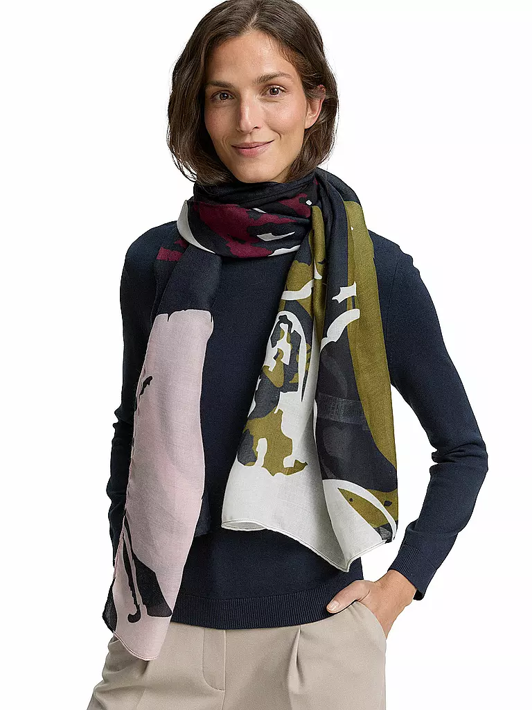 TOM TAILOR | Sciarpa | Blu scuro