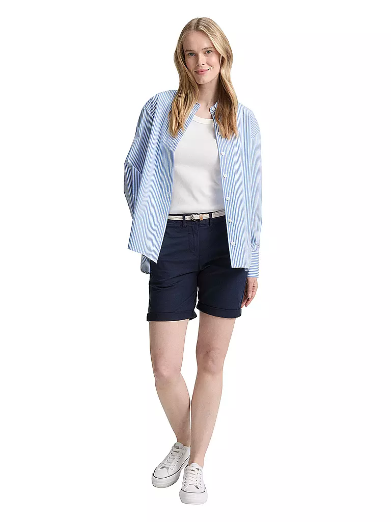 TOM TAILOR | Shorts  Chino | Blu scuro