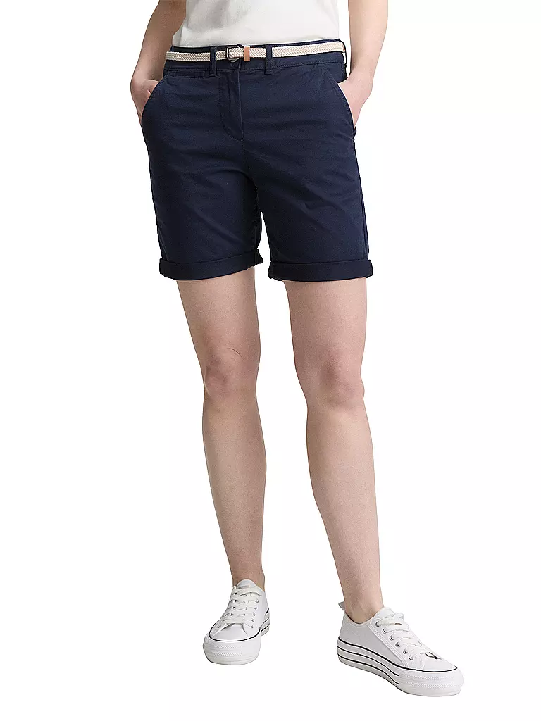 TOM TAILOR | Shorts  Chino | Blu scuro