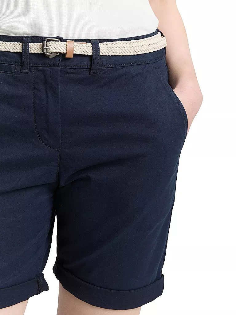 TOM TAILOR | Shorts  Chino | Blu scuro