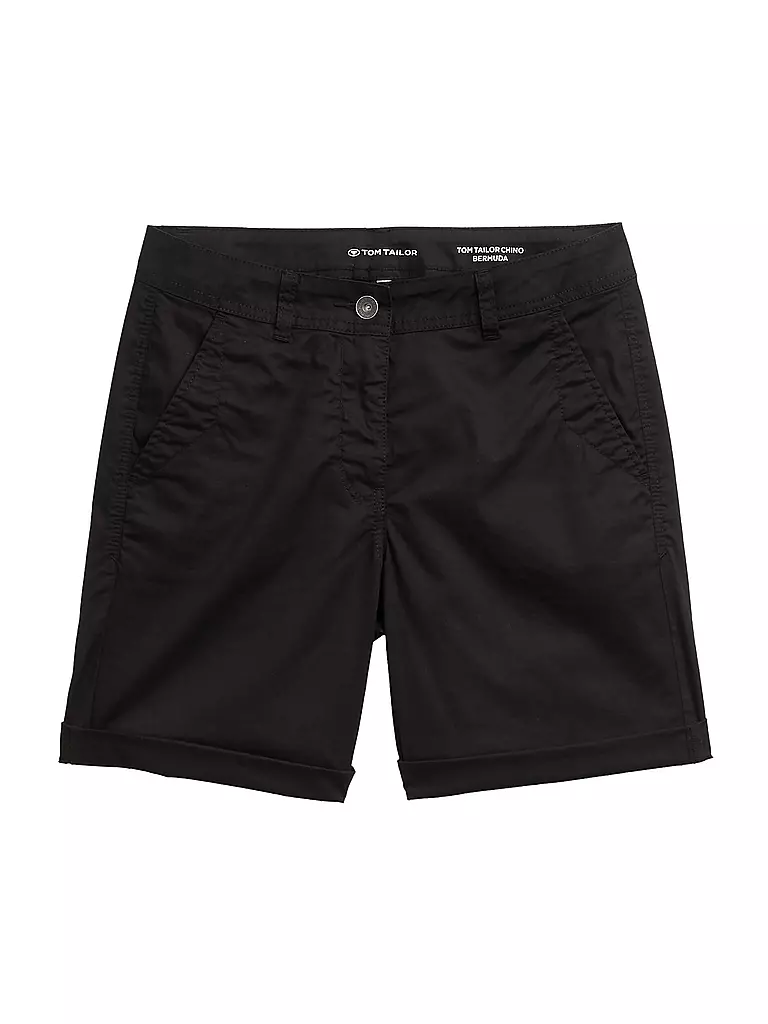 TOM TAILOR | Shorts chino | Nero