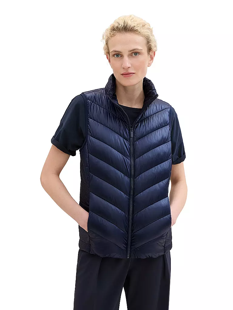 TOM TAILOR | Steppgilet | Blu