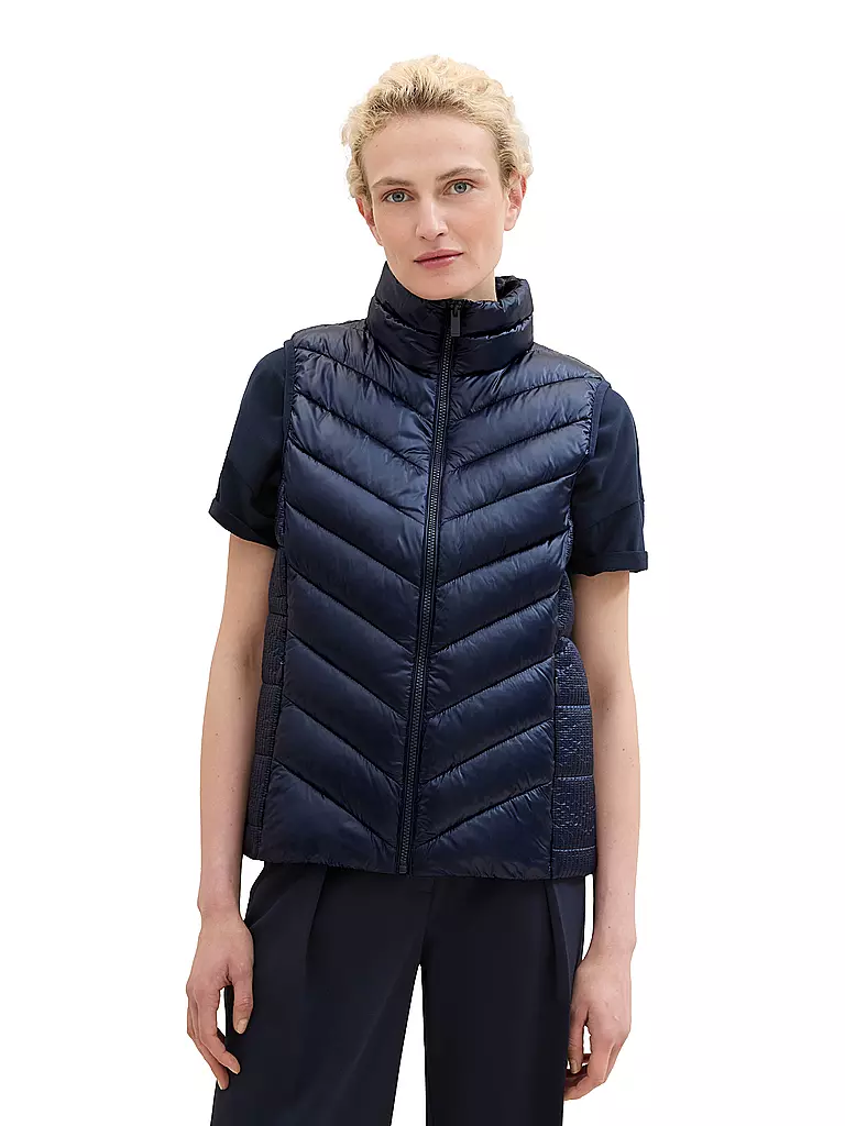 TOM TAILOR | Steppgilet | Blu