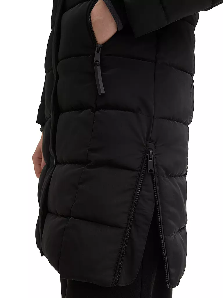 TOM TAILOR | Steppmantel | Nero