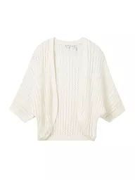 TOM TAILOR | Strickjacke  | Bianco