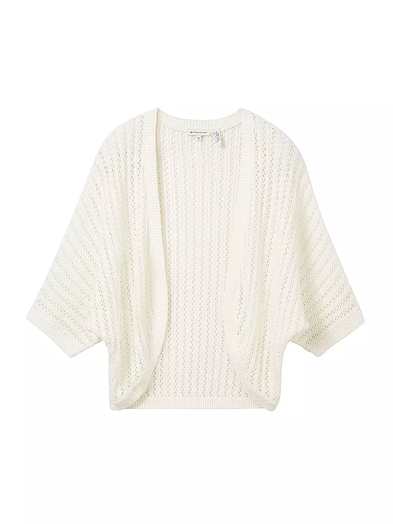 TOM TAILOR | Strickjacke  | Bianco