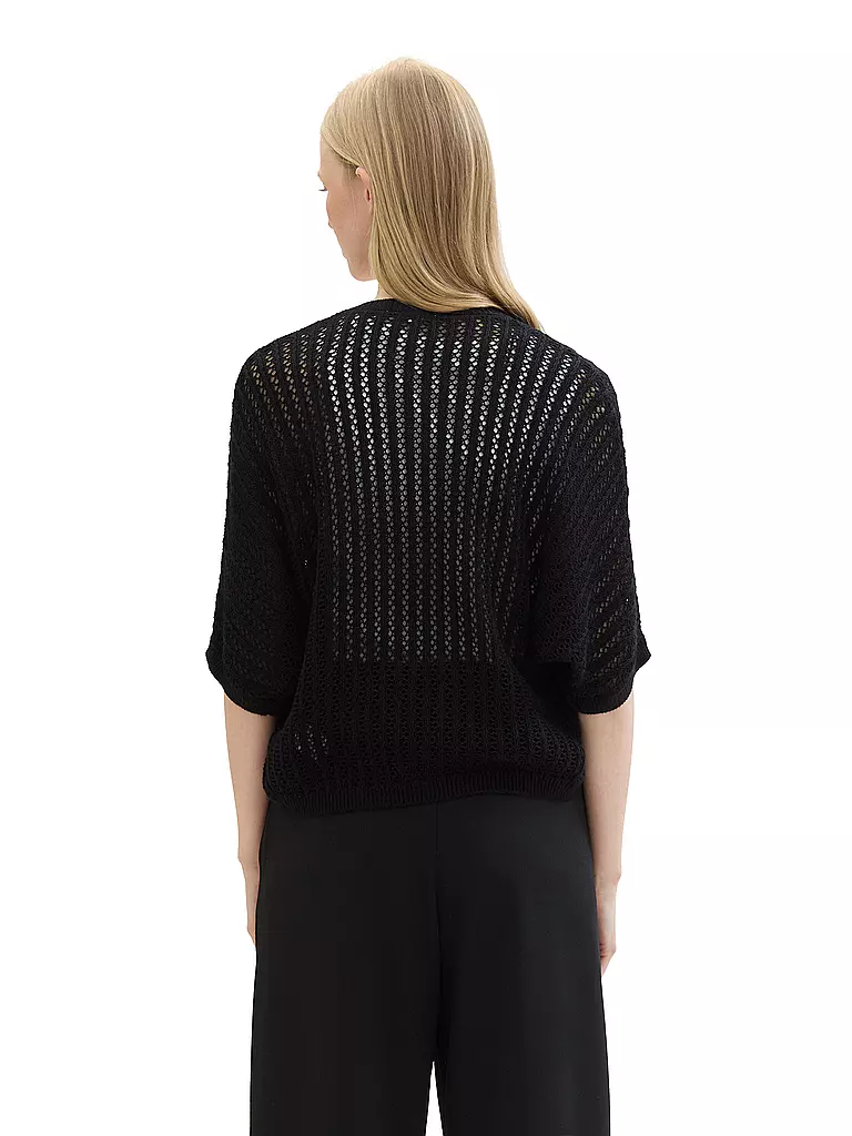 TOM TAILOR | Strickjacke  | Nero