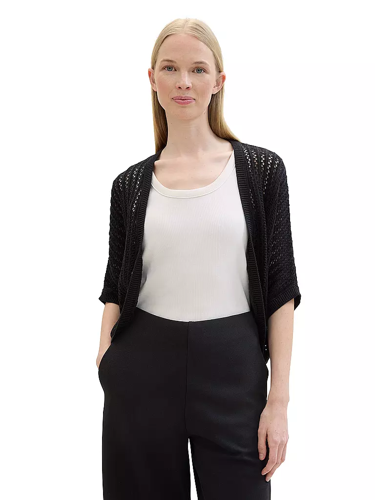 TOM TAILOR | Strickjacke  | Nero