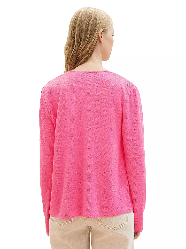 TOM TAILOR | Strickjacke | Fucsia