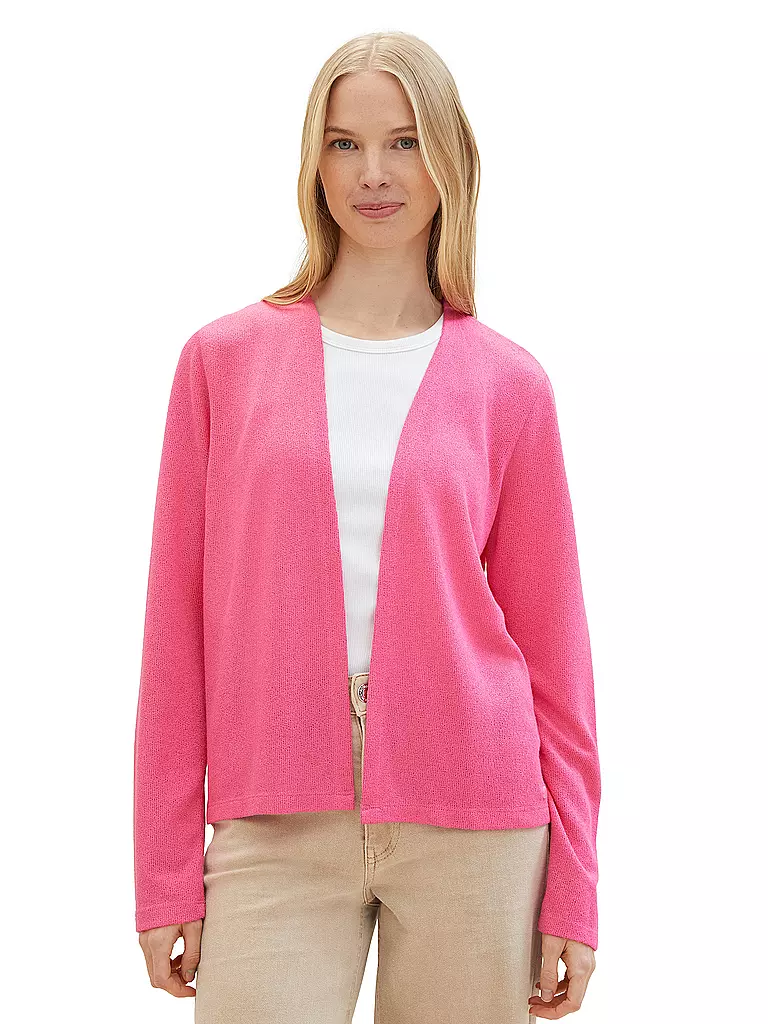 TOM TAILOR | Strickjacke | Fucsia