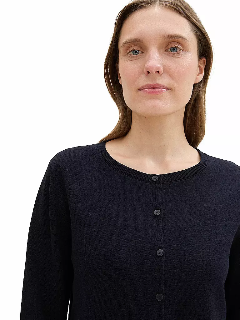 TOM TAILOR | Strickjacke | Blu scuro