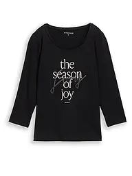 TOM TAILOR | T-Shirt  | Nero