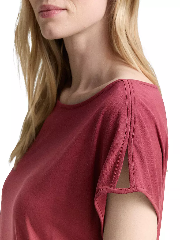TOM TAILOR | T-Shirt  | Rosso scuro