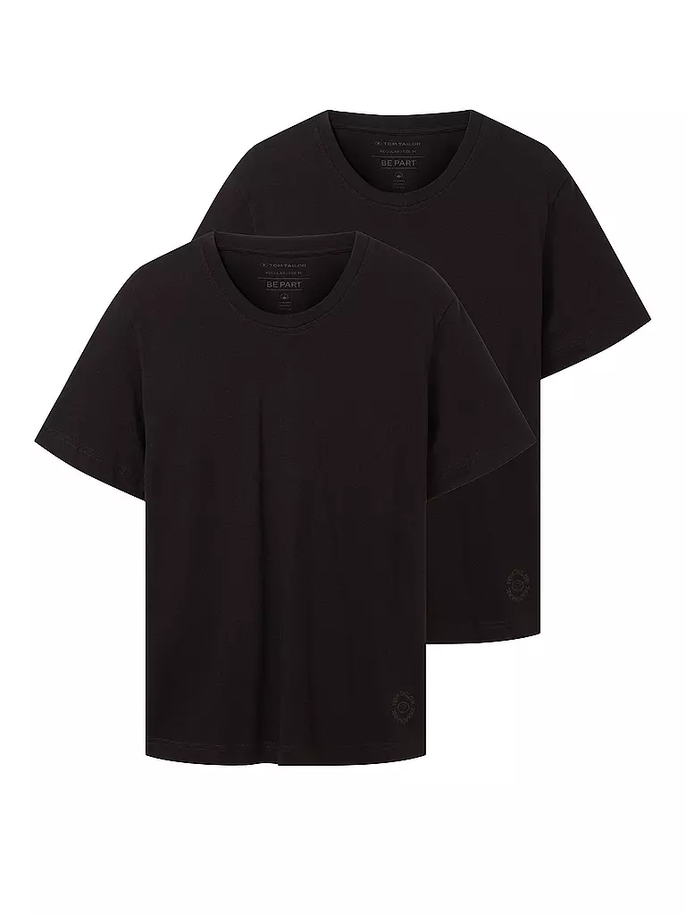 TOM TAILOR | T-shirt confezione da 2 | Nero