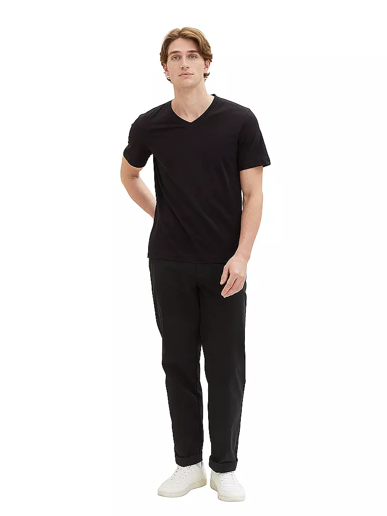 TOM TAILOR | T-shirt confezione da 2 | Nero