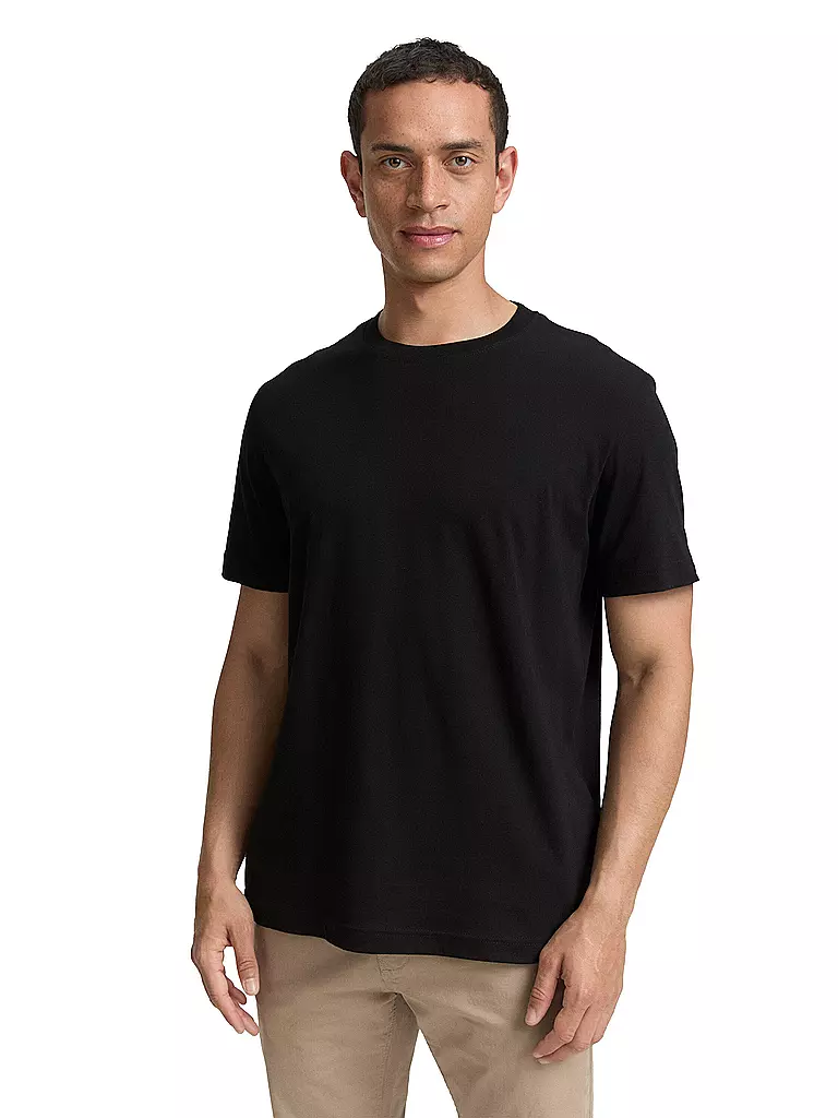 TOM TAILOR | T-shirt confezione da 2 | Nero