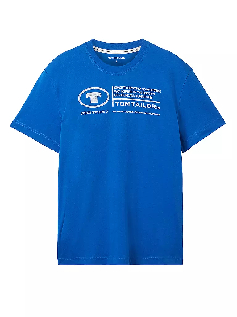 TOM TAILOR | T-Shirt Regular Fit | Blu