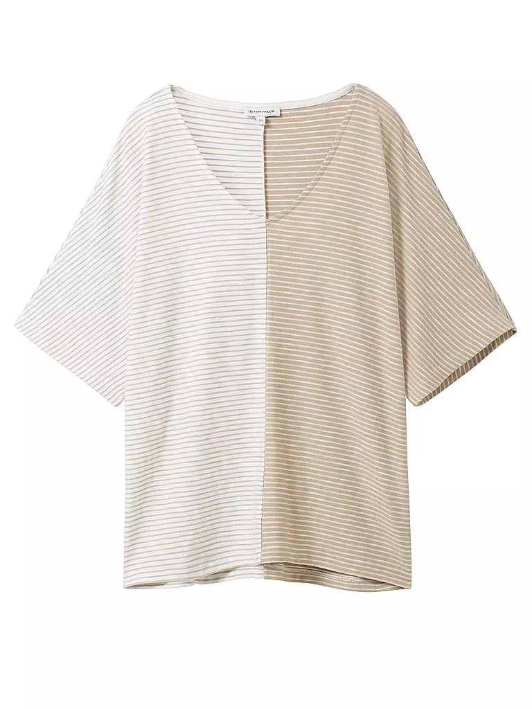 TOM TAILOR | T-Shirt Regular Fit | Beige