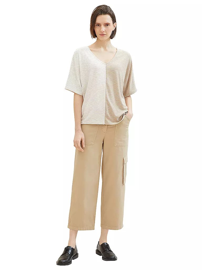TOM TAILOR | T-Shirt Regular Fit | Beige