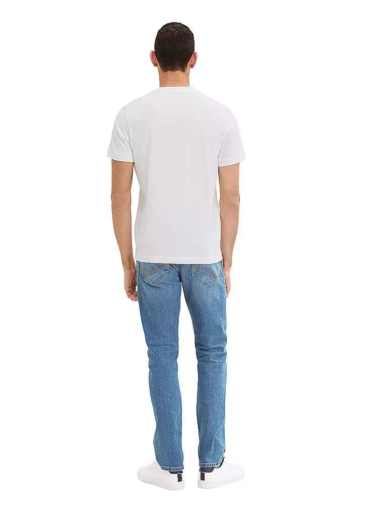 TOM TAILOR | T-Shirt Regular Fit | Bianco