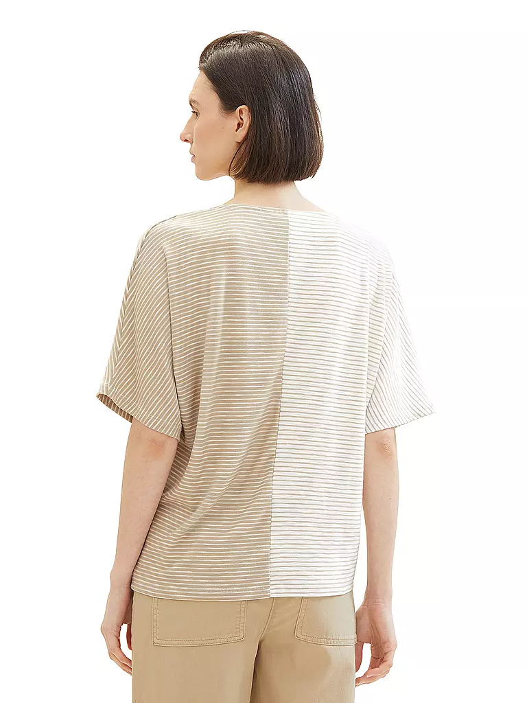 TOM TAILOR | T-Shirt Regular Fit | Beige