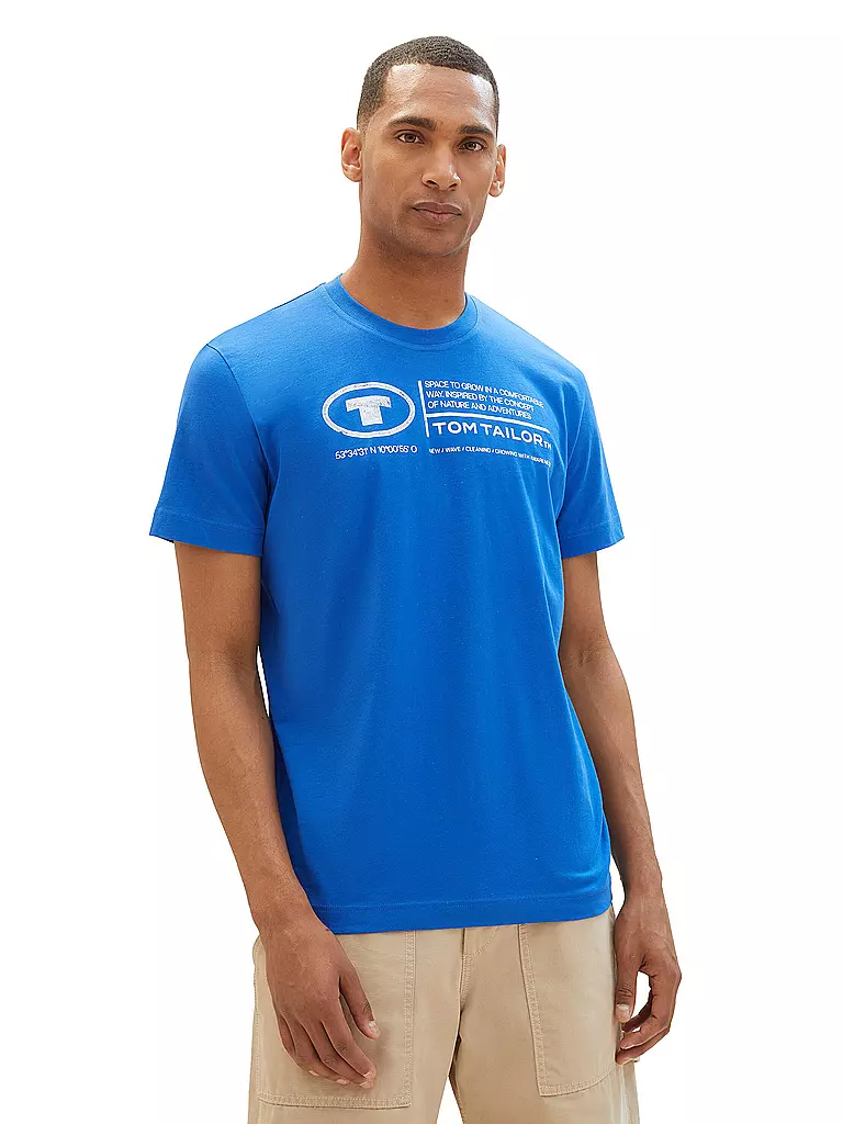 TOM TAILOR | T-Shirt Regular Fit | Blu