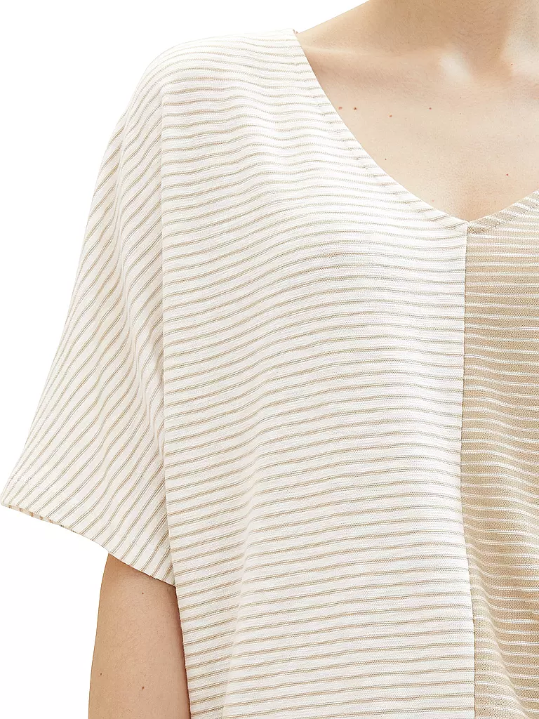 TOM TAILOR | T-Shirt Regular Fit | Beige