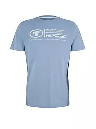 TOM TAILOR | T-Shirt Regular Fit | Blu chiaro