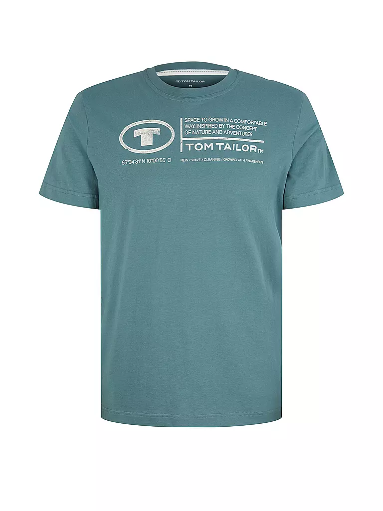 TOM TAILOR | T-shirt vestibilità regular | Petrolio