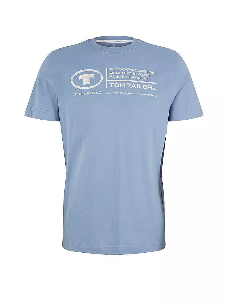 TOM TAILOR | T-shirt vestibilità regular | Blu chiaro