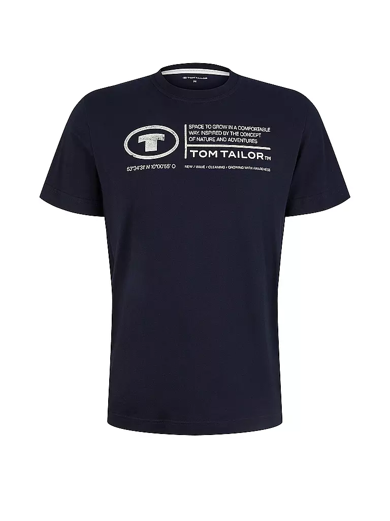 TOM TAILOR | T-Shirt vestibilità regular | Blu
