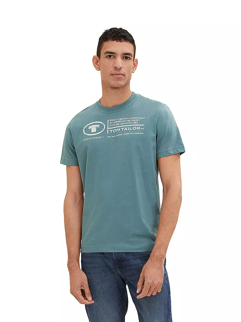 TOM TAILOR | T-shirt vestibilità regular | Petrolio