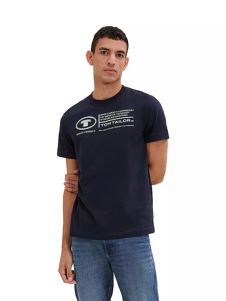 TOM TAILOR | T-Shirt vestibilità regular | Blu