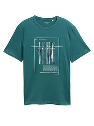 TOM TAILOR | T-Shirt | Petrolio
