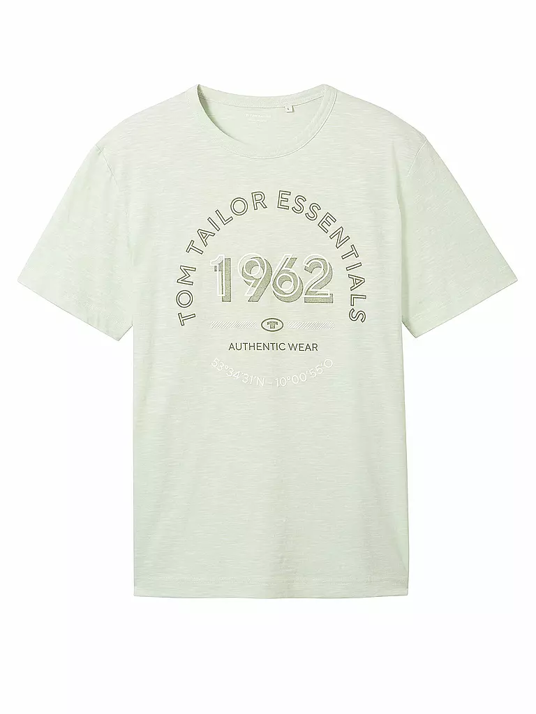 TOM TAILOR | T-Shirt | Verde chiaro