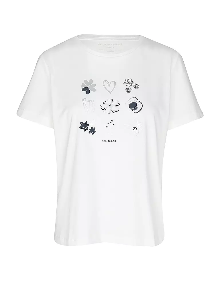 TOM TAILOR | T-Shirt | Bianco