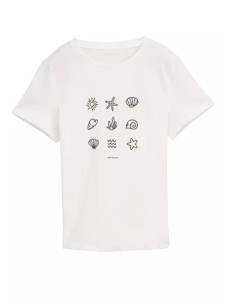 TOM TAILOR | T-Shirt | Bianco