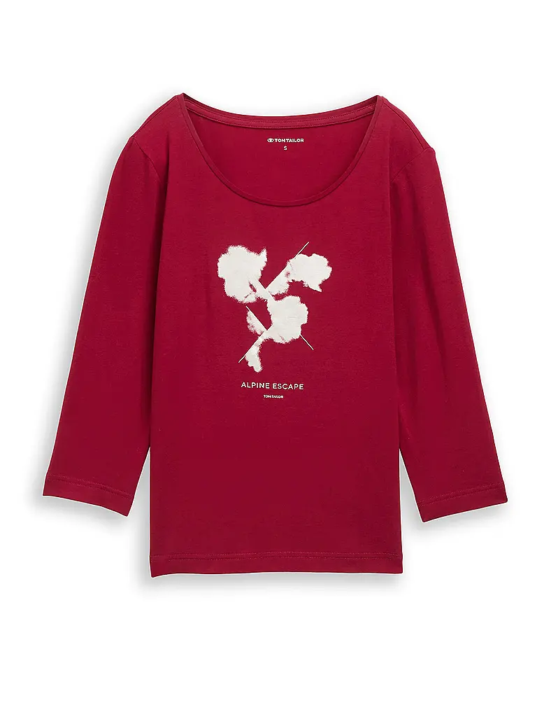 TOM TAILOR | T-shirt | Rosso scuro