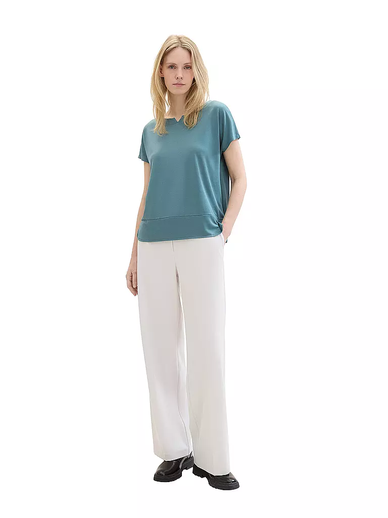 TOM TAILOR | T-Shirt | Petrolio