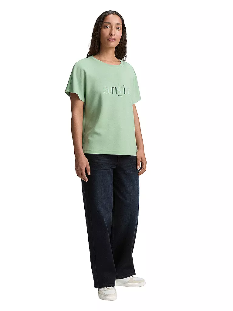 TOM TAILOR | T-shirt | Verde chiaro
