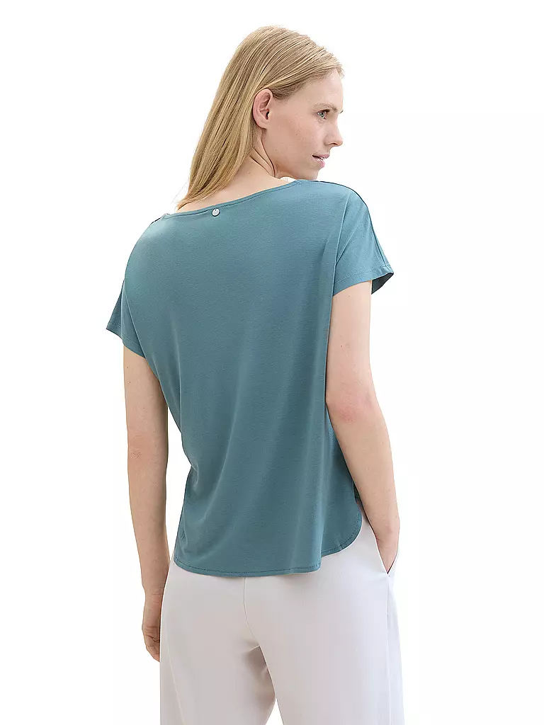 TOM TAILOR | T-Shirt | Petrolio
