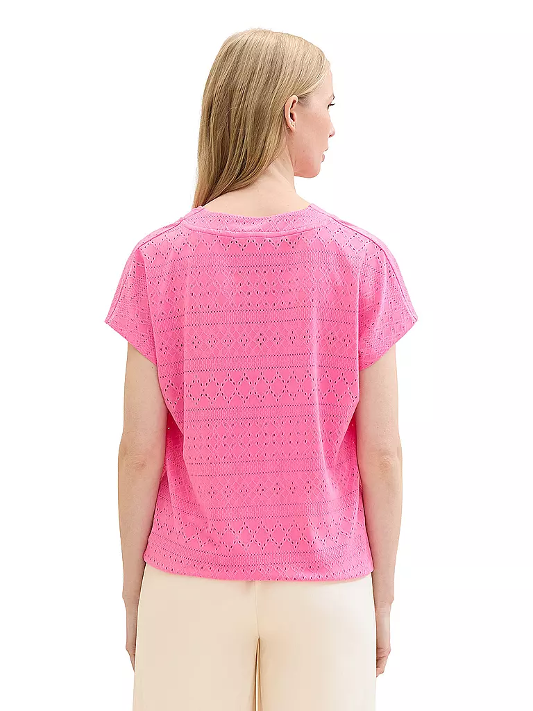 TOM TAILOR | T-Shirt | Fucsia