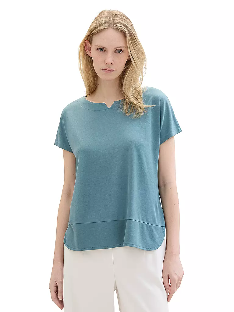 TOM TAILOR | T-Shirt | Petrolio