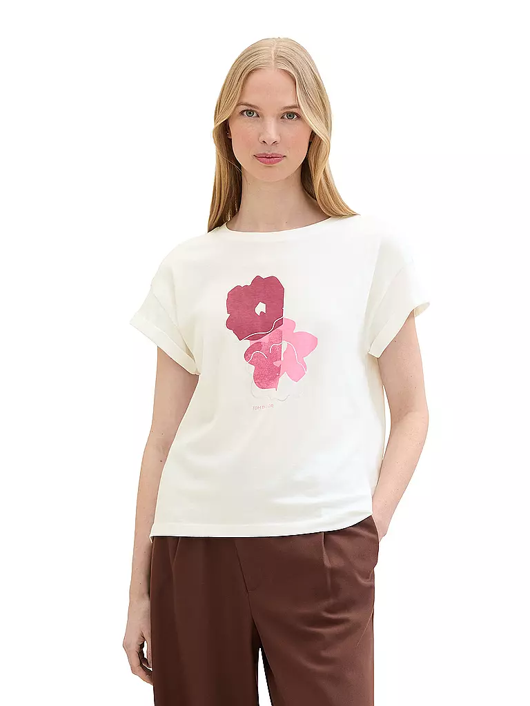 TOM TAILOR | T-Shirt | Bianco