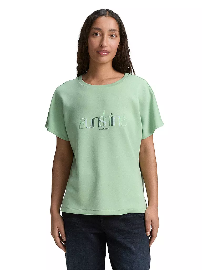 TOM TAILOR | T-shirt | Verde chiaro