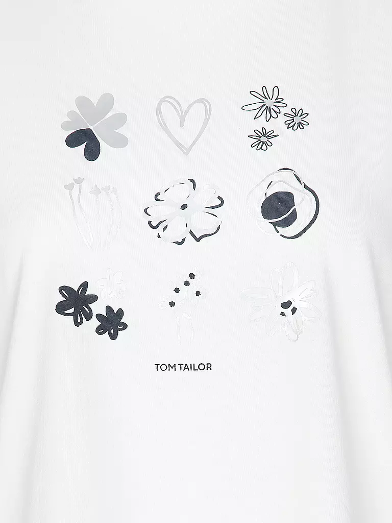 TOM TAILOR | T-Shirt | Bianco
