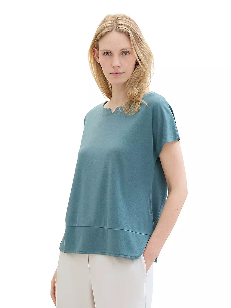 TOM TAILOR | T-Shirt | Petrolio