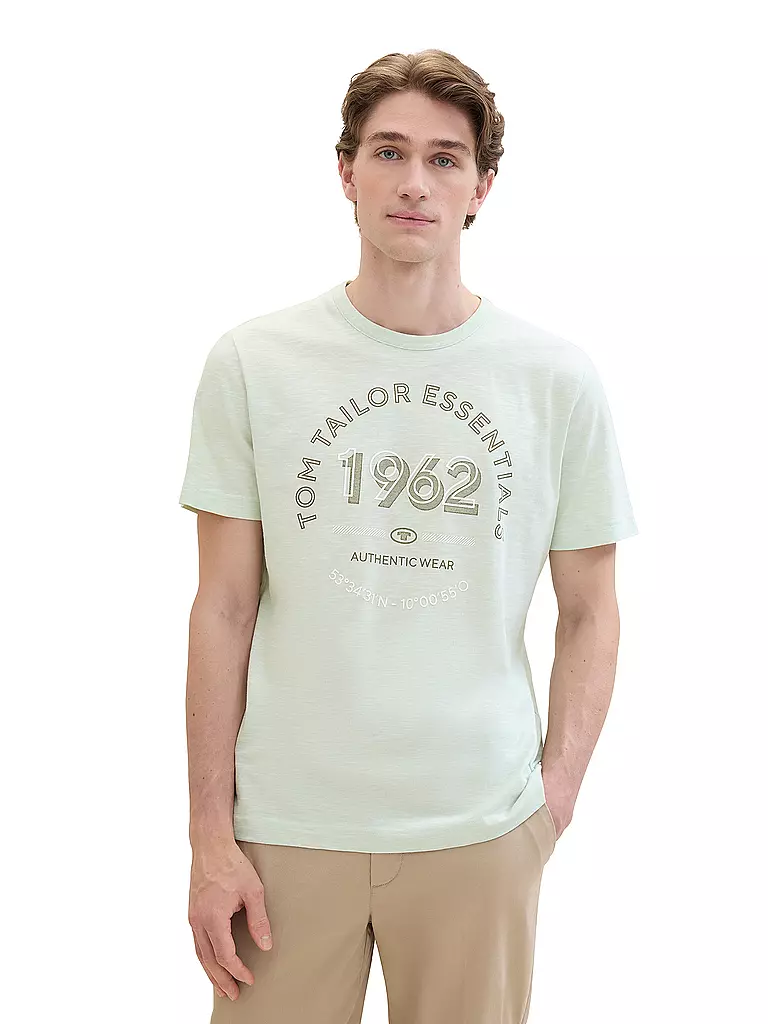 TOM TAILOR | T-Shirt | Verde chiaro