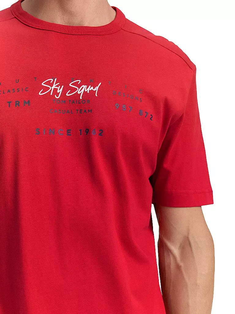 TOM TAILOR | T-shirt | Rosso